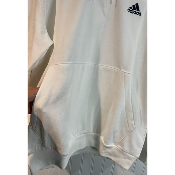 adidas Men's Essentials 3-Stripes Linear Logo Pullover Hoodie Large - Picture 5 of 16